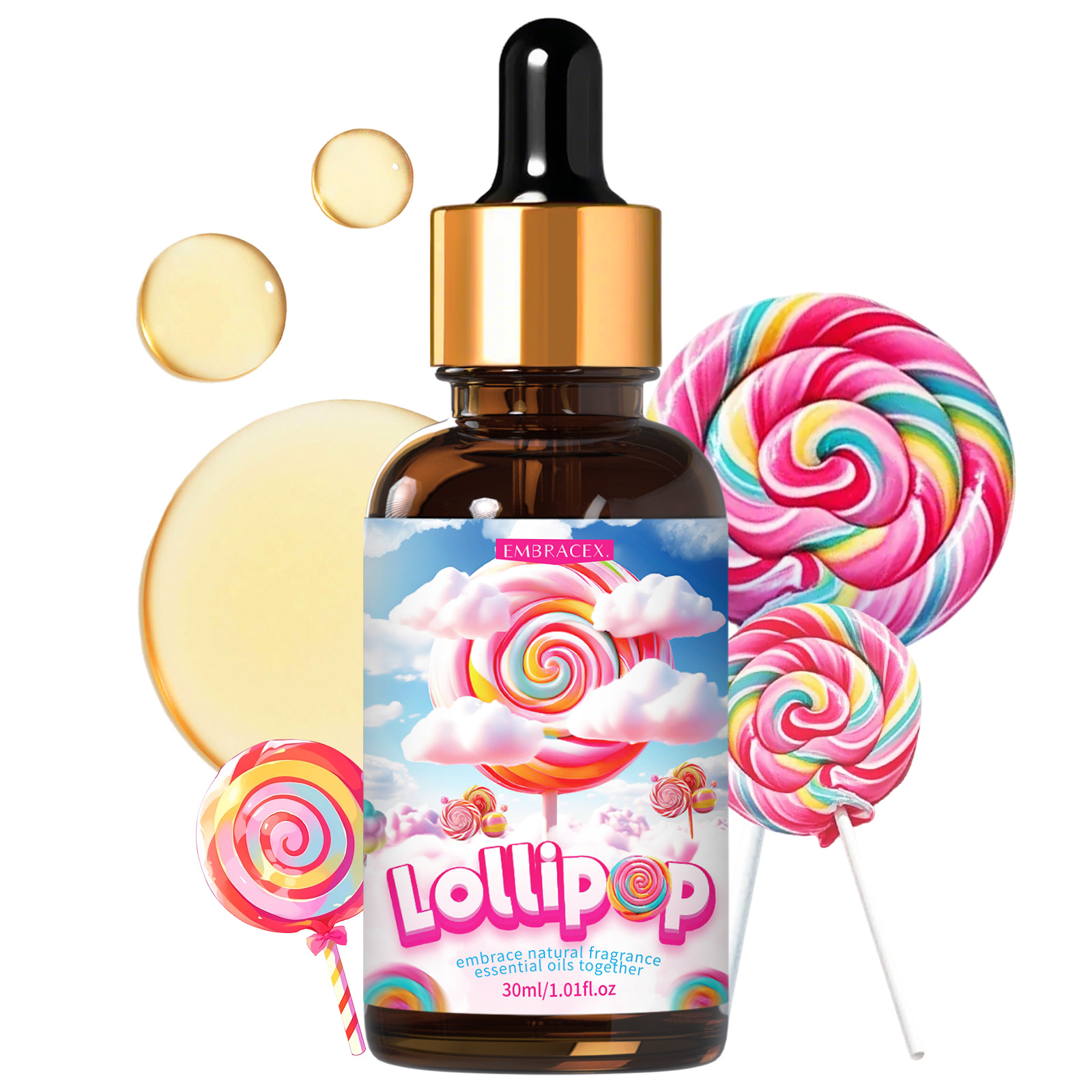Candle Fragrance Supplies - Oli essenziali Lollipop da 30 ml,
