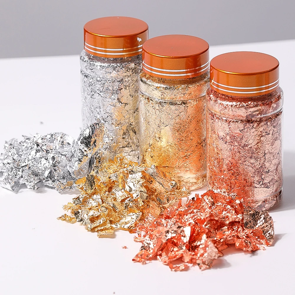 Candle Supplies Luxury - Candela multicolore con paillettes, lamina profumata