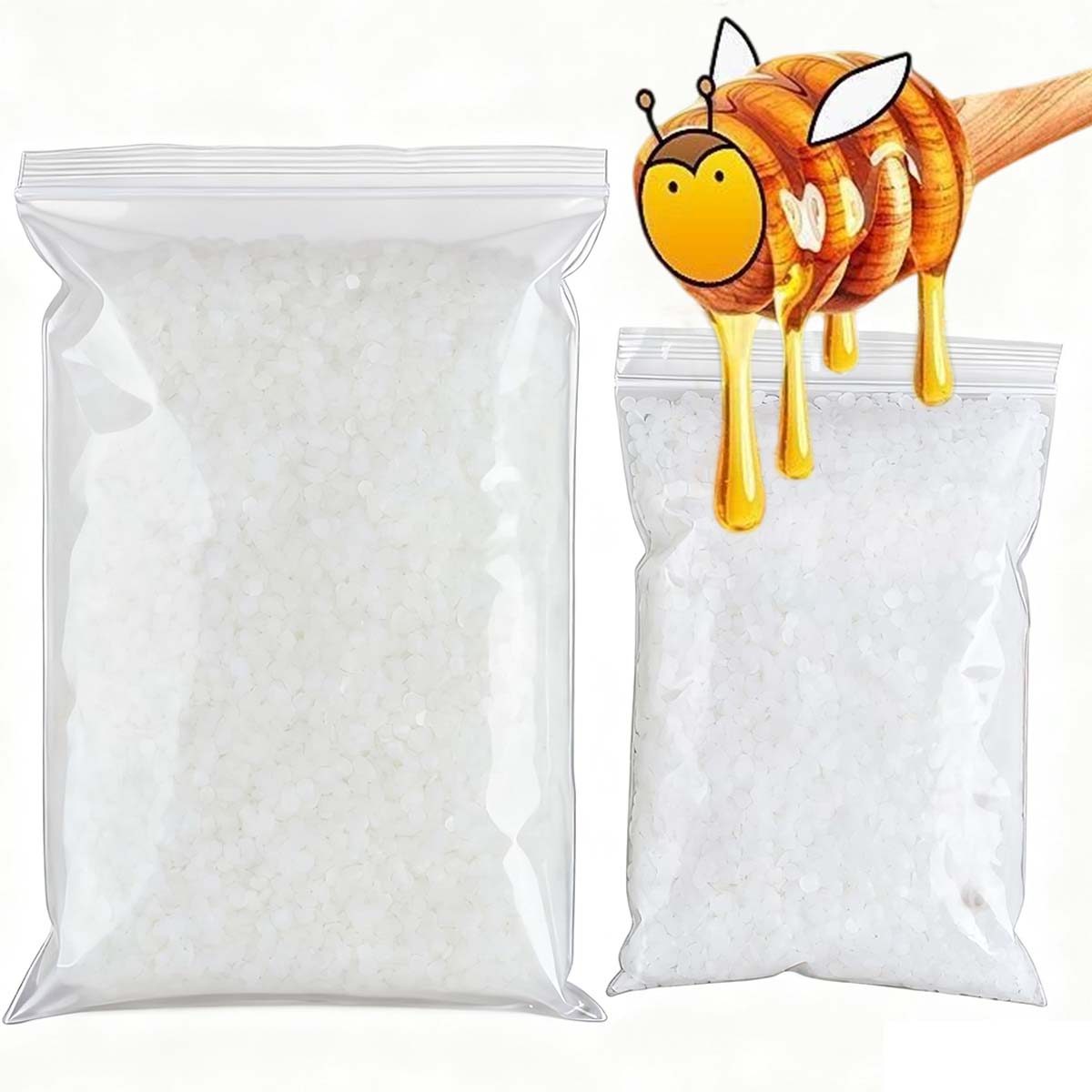 Candle Making Supplies Usa - 200g-1000g Cera D'api Bianca Pura Naturale