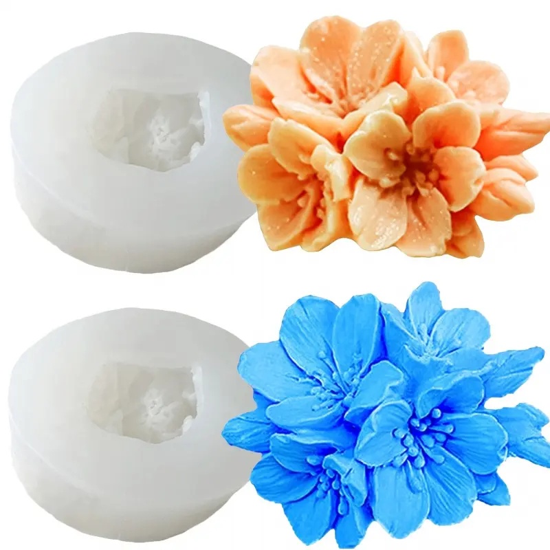 Candle Fragrance Supplies - Set di 2 Stampi in Silicone,
