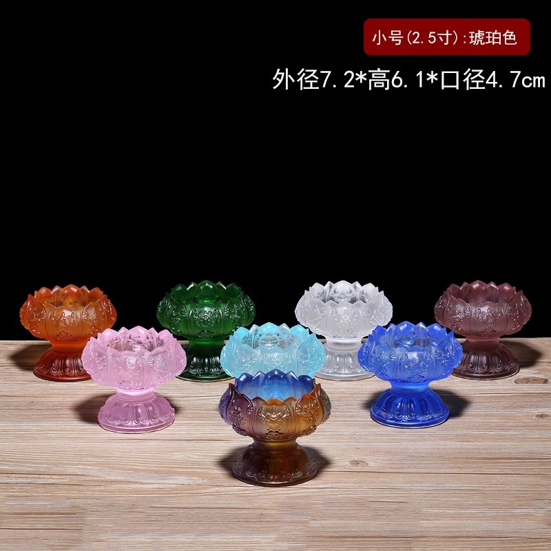 Candle Glass Supplies - Loto Tridimensionale in Vetro, Base per