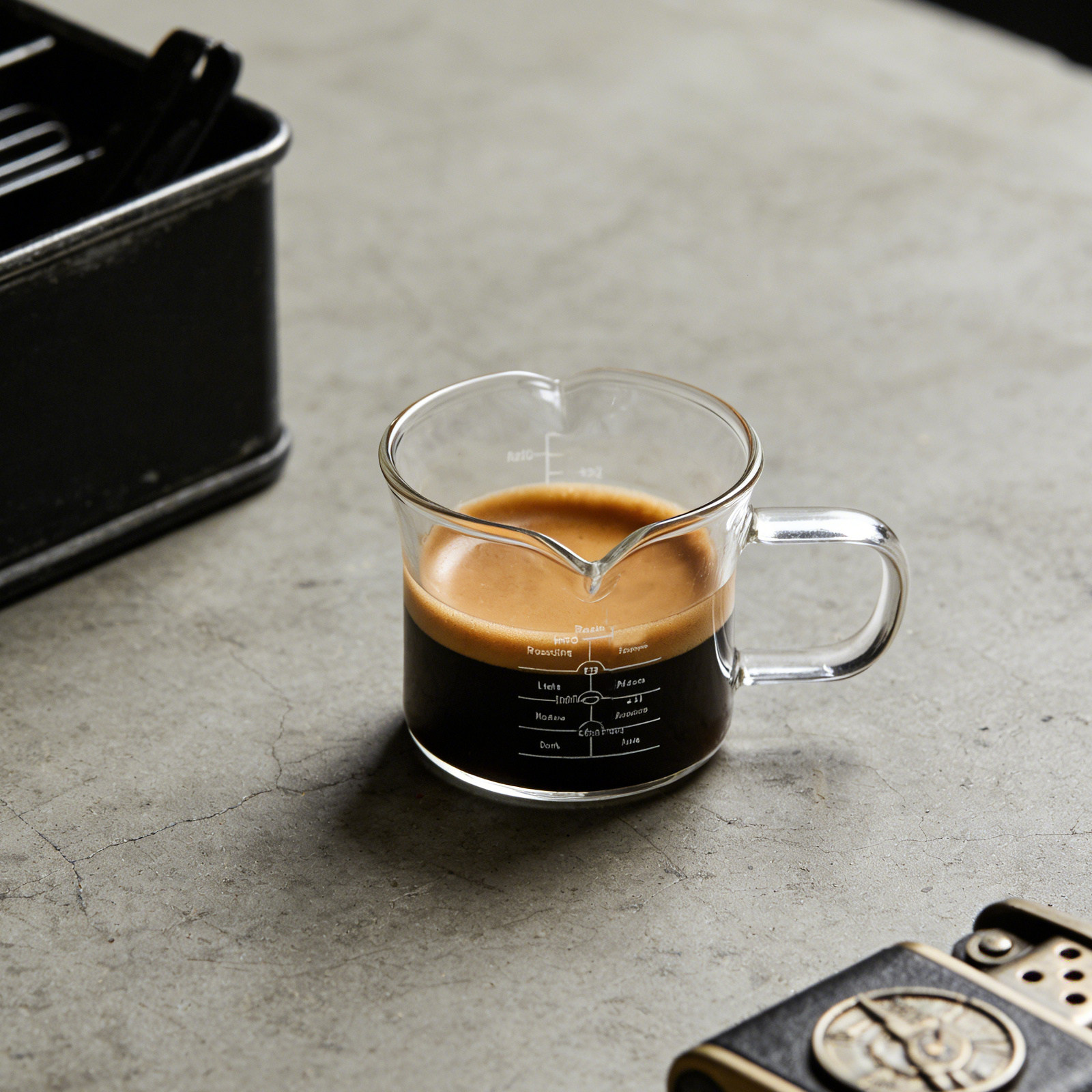 Pour Spout Pitcher - Caraffa in vetro per latte e