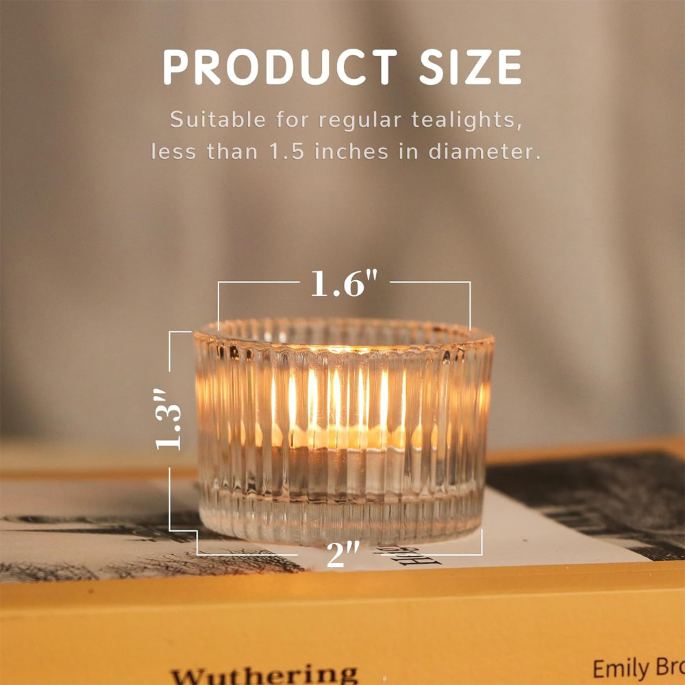 6/12 portacandele trasparenti  - Candle Glass Supplies recensione e prezzo